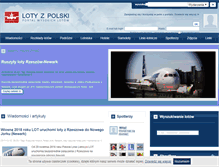 Tablet Screenshot of lotyzpolski.pl